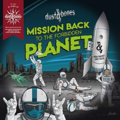 Dust & Bones - Mission Back To The Forbidden Planet - Import Glow In The Dark Green Vinyl LP Record Limited Edition