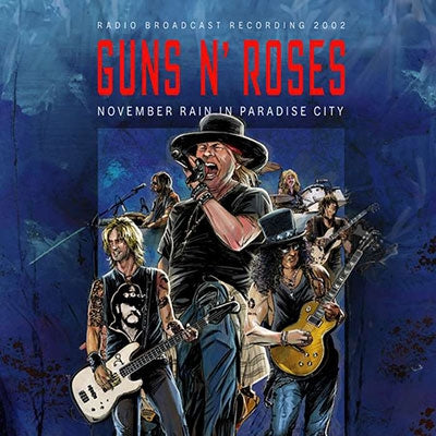 Guns N' Roses - November Rain In Paradise City - Import Blue Vinyl LP RecordLimited Edition