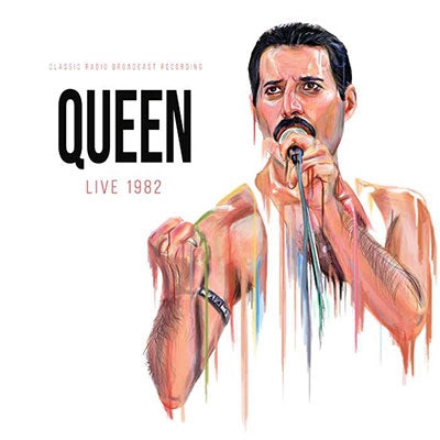 Queen - Live1982 - Classic Radio Broadcast Recording - Import Picture Vinyl LP Record Limited Edition