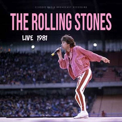 The Rolling Stones - Live 1981 - Import Pink Vinyl LP Record