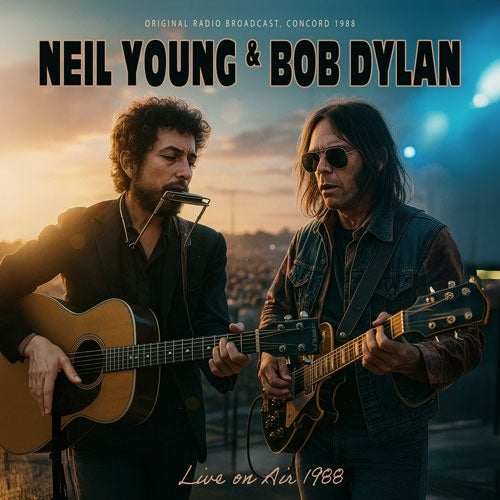 Neil Young、Bob Dylan - Live On Air 1988 - Import LP Record