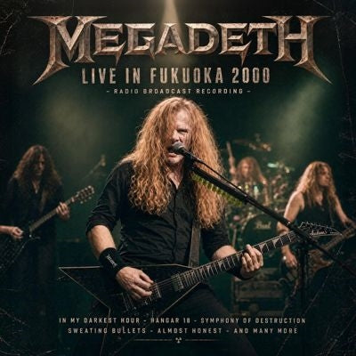 Megadeth - Live in Fukuoka 2000 - Import 2 CD