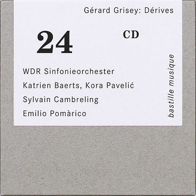 Grisey, Gerard (1946-1998) - Derives : Sylvain Cambreling, Emilio Pomarico / WDR Symphony Orchestra - Import CD