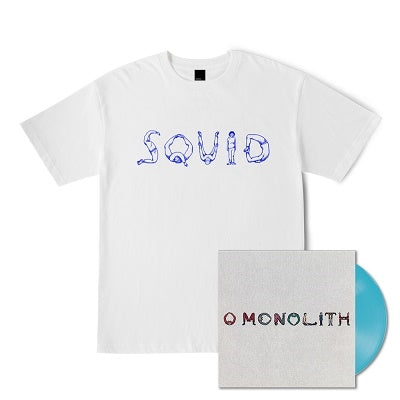 Squid - O Monolith - Import Blue Vinyl LP Record+T-shirt (S)