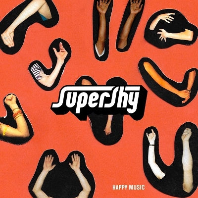 Supershy - Happy Music  - Import Orange & White Vinyl 2 LP Record + T-shirt(M)Limited Edition