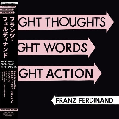Franz Ferdinand - Right Thoughts, Right Words, Right Action - Japan Vinyl LP Record With Obi