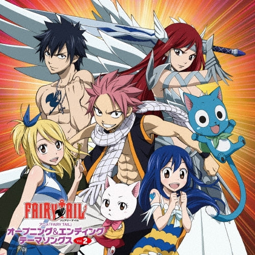 Various Artists - TV Anime "FAIRY TAIL" Opening & Ending Songs Vol.2 - Japan Color Vinyl LP Record