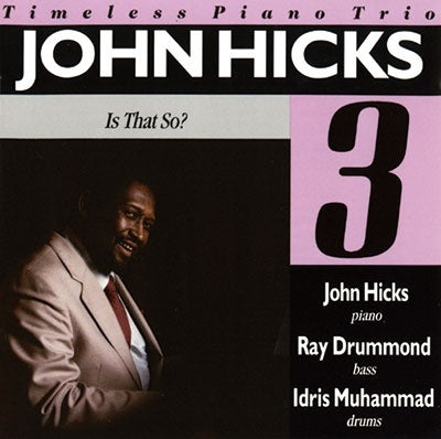 John Hicks - Is That So? - Japan CD Limited Edition