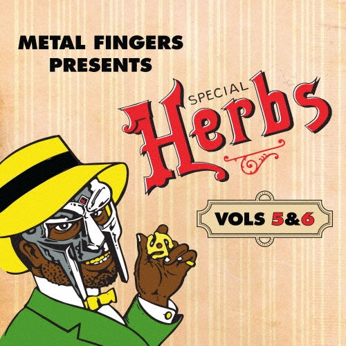 MF Doom - Metal Fingers Presents: Special Herbs Vol. 5 & 6 - Import Apple Red Vinyl 2 LP Record Limited Edition