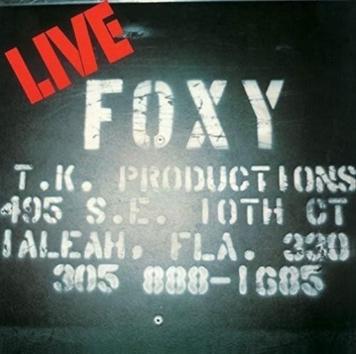 Foxy - Live - Japan CD Limited Edition