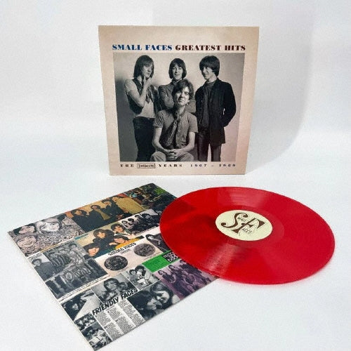 Small Faces - Greatest Hits - Import Clear Red Vinyl LP Record