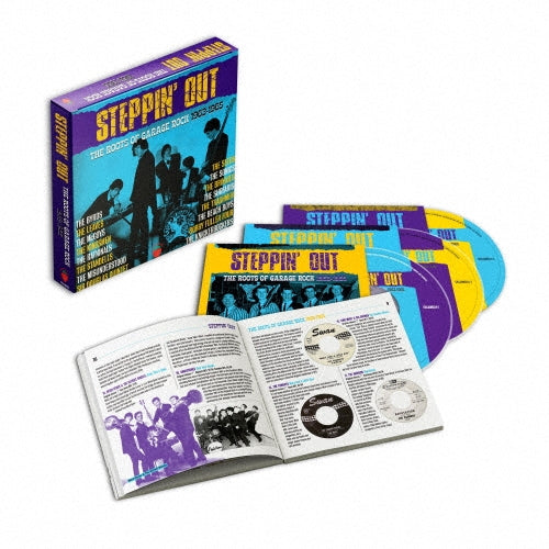 The Sonics (60'S) 、 The Trashmen - Steppin`Out -The Roots Of Garage Rock 1963-1965 - Import 3 CD Box Set