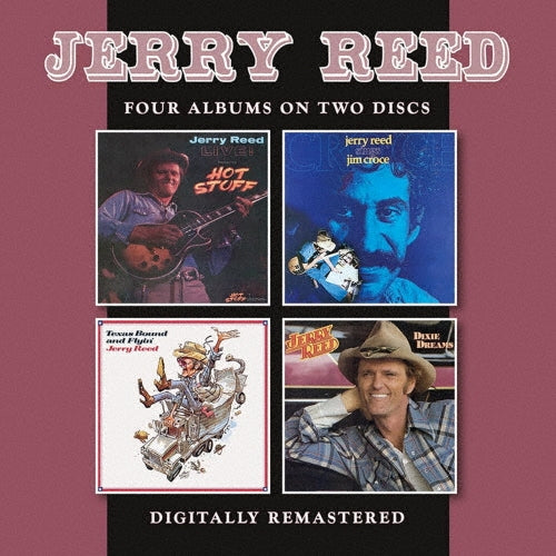 Jerry Reed - Jerry Reed Live / Sings Jim Croce / Texas Bound & Flyin`/ Dixie Dreams - Import 2 CD