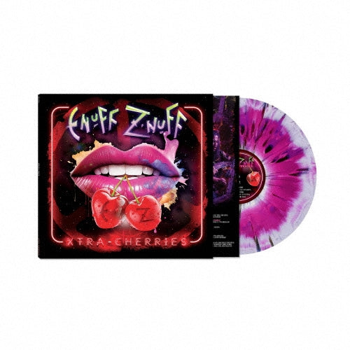 Enuff Z'Nuff - Extra Cherries - Import Black Pink White Splatter Haze Vinyl LP Record Limited Edition