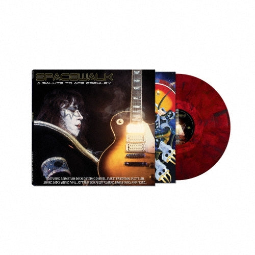 Various Artists - Spacewalk - a Tribute to Ace Frehley - Import Red Marble Color Vinyl LP Record