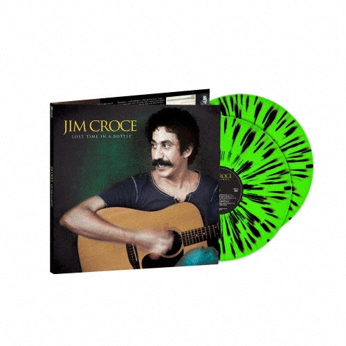 Jim Croce - Lost Time in a Bottle - Import Lime Green, Black Splatter Color Vinyl 2 LP Record