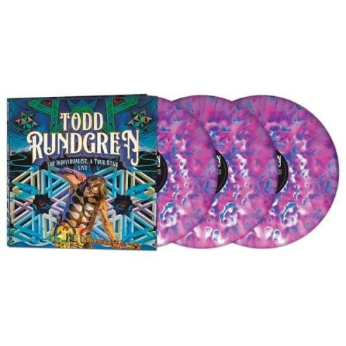 Todd Rundgren - Individualist.A True Star Live - Import Pink/Blue Splatter Color Vinyl 3 LP Record