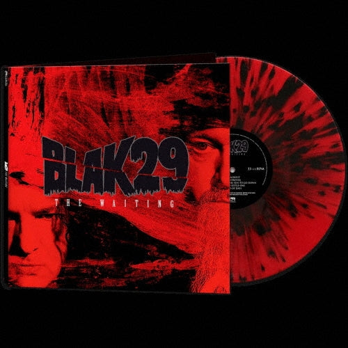 Blak29 - The Waiting - Import Red and Black Splatter Vinyl LP Record