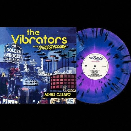 The Vibrators 、 Chris Spedding - Mars Casino - Import Purple Blue Haze Splatter Vinyl LP Record