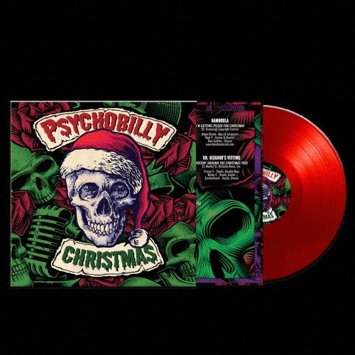 Various Artists - Psychobilly Christmas - Import Red Vinyl LP Record