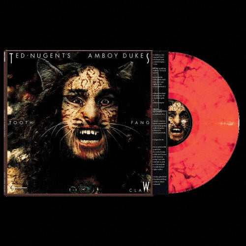 Ted Nugent & Amboy Dukes - Tooth.Fang & Claw - Import Red Marble Vinyl LP Record