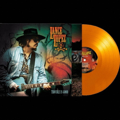 Lance Lopez - Trouble Is Good - Import Orange Vinyl LP Record