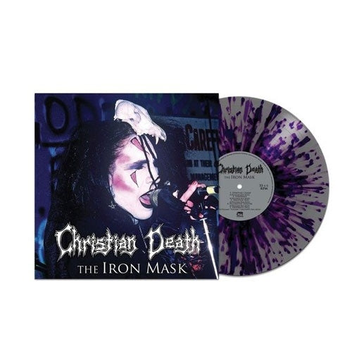 Christian Death - The Iron Mask - Import Purple Silver Splatter Vinyl LP Record Limited Edition