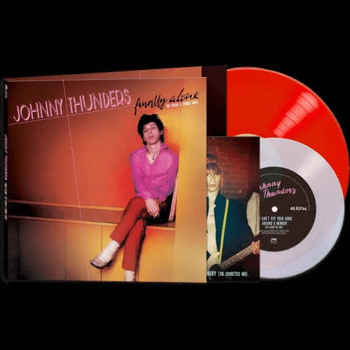 Johnny Thunders - Finally Alone - the Sticks & Stones Tapes - Import Red LP+7inch