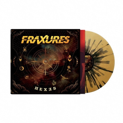 Fraxures - Hexes - Import Black Gold Splatter Vinyl LP Record
