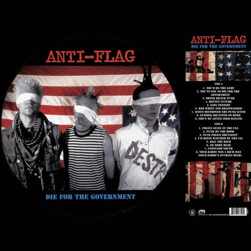 Anti-Flag - Die for the Government - Import Picture Disc Vinyl LP Record