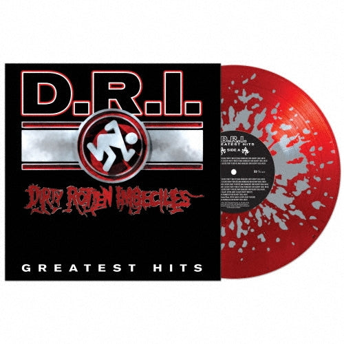 D.R.I. - Greatest Hits - Import Red Silver Splatter Vinyl LP Record