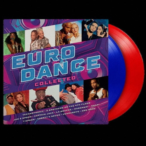 Various Artists - Eurodance Collected - Import 180g Red & Blue Vinyl 2 LP Record