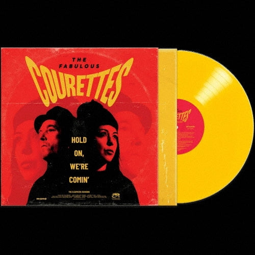 The Courettes - Hold On. We`re Comin` - Import Yellow Vinyl LP Record