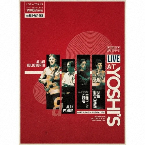Allan Holdsworth - Live at Yoshi's (2006/09/30) - Import 2 CD + Blu-ray Disc