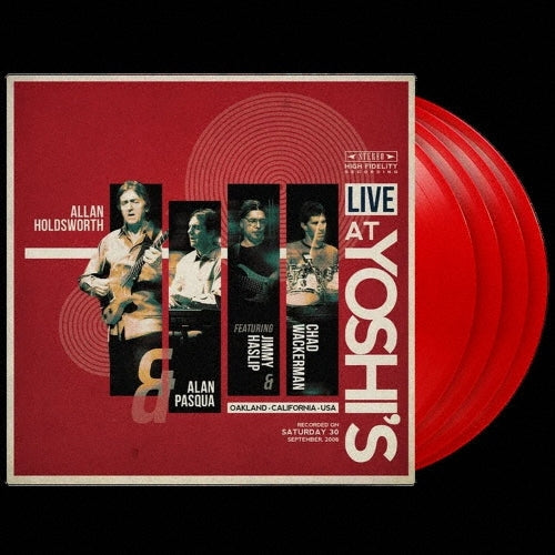 Allan Holdsworth - Live at Yoshi's - Import 180g Red Vinyl 4 LP Record