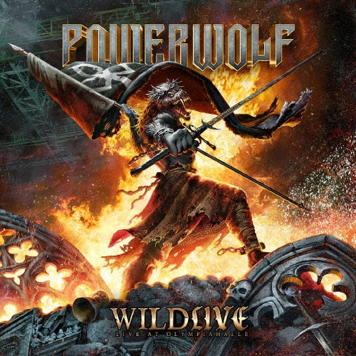 Powerwolf - WILD LIVE Live at Olympiahalle - Japan Mini LP 2 CD+DVD