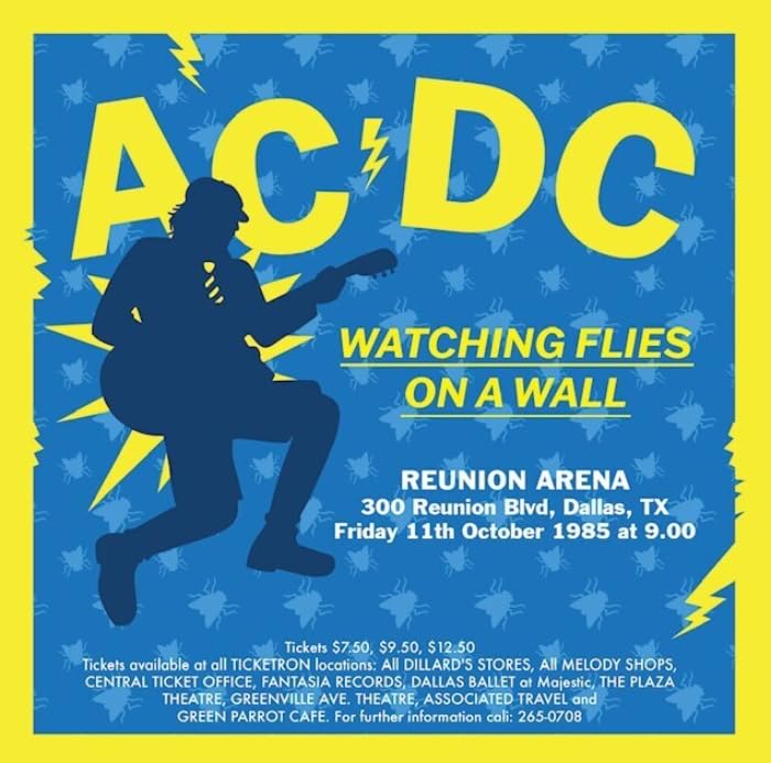 Ac/Dc - Watching Flies On A Wall -Reunion Arena.Dallas Tx 1985 - Import  CD