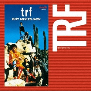 TRF - Boy Meets Girl/Overnight Sensation - Japan Vinyl 7 inch Shingl Record Limited Edition