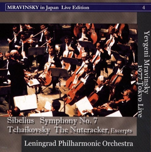 Sibelius (1865-1957) - Sym.7: Mravinsky / Leningrad Po+tchaikovsky: Nutcracker(Hlts)(1977) - Import CD