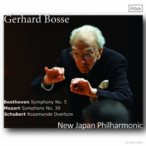 Beethoven (1770-1827) - Beethoven Symphony No.5, Mozart Symphony No.39, Schubert Rosamunde Overture: G.Bosse / New Japan Philharmonic - Import CD