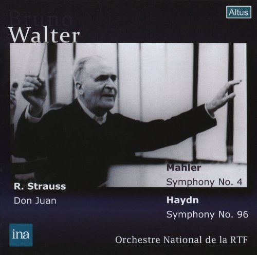 Mahler (1860-1911) - Mahler Symphony No.4, Haydn Symphony No.96, R.Strauss Don Juan : Walter / French National Radio Orchestra, Stader(S)(1955)(2CD) - Import 2 CD
