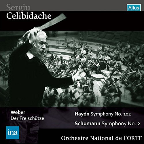 Schumann, Robert (1810-1856) - Schumann Symphony No.2, Haydn Symphony No.102, Weber : Celibidache / French National Radio Orchestra (1974 Stereo) - Import CD