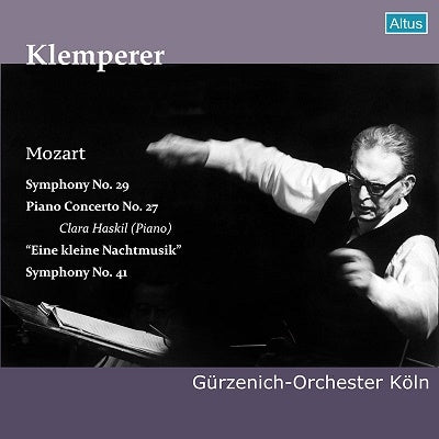 Otto Klemperer, Cologne Gurzenich Orchestra, Clara Haskil - Mozart (1756-1791) Symphonies Nos.29, 41, Piano Concerto No.27, Serenade No.13 : Otto Klemperer / Gurzenich Orchestra, Clara Haskil(P)(1956)(2Cd) - Import 2 CD
