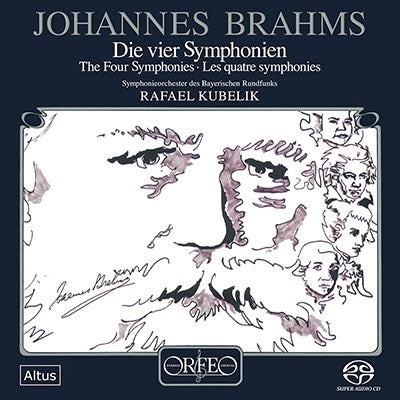 Rafael Kubelik、Bavarian Radio Symphony Orchestra - Brahms: Die Vier Symphonien - Import SACD Limited Edition