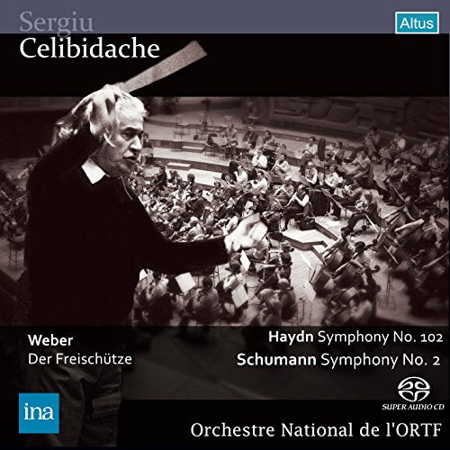 Schumann, Robert (1810-1856) - Schumann Symphony No.2, Haydn Symphony No.102, Weber : Celibidache / French National Radio Orchestra (1974 Stereo)(Single Layer) - Import SACD