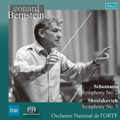 Léonard Bernstein, Orchestre National De L'Ortf France - Schuman: Symphony No. 2, Shosta Kovichi: Symphony No. 5 / Leonard Bernstein, French National Broadcast Orchestra (Schumann: Symphony No.2, Shostakovich: Symphony No.5 / ) - Import SACD