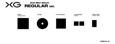 XG - Awe - Japan Regular ver. Mini LP CD+Lyric Booklet+Logo Sticker+Photo Card