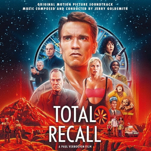 Jerry Goldsmith - Total Recall - Import Clear Red Vinyl 2 LP Record