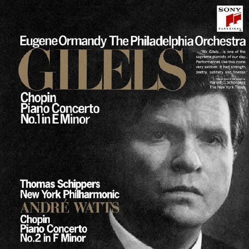 Emil Gilels - Chopin: Piano Concertos Nos.1 & 2 - Japan CD
