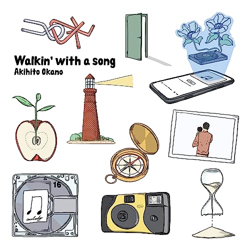 Akihito Okano - Walkin' with a song - Japan CD
